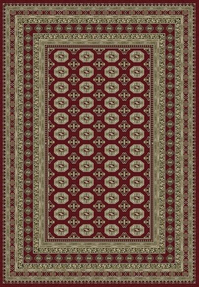 Dynamic Rugs ANCIENT GARDEN 57102-1293 Red and Beige
